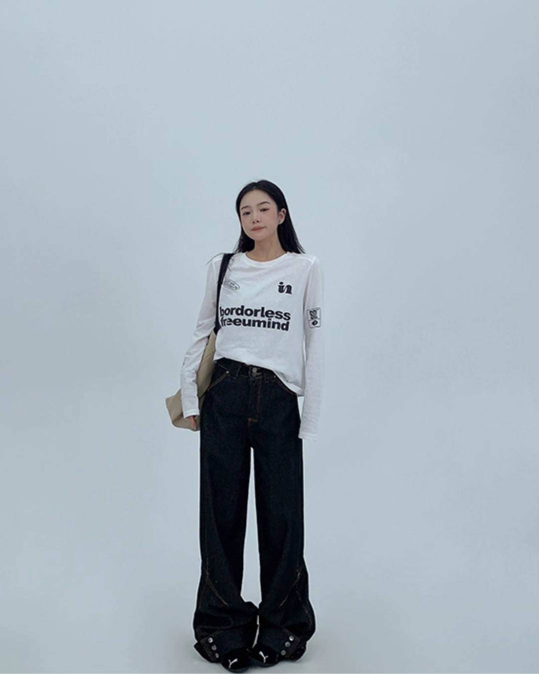 Vintage Straight Wide Pants YLS0972