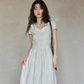 V-Neck Stripe Dress SMS0020
