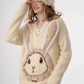 Bunny Girl Apricot Over Knit ZZF0283