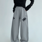 Flower Motif Sweatpants YLS0966