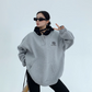 Bicolor Half Button Hoodie  YLS0688