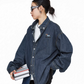 Retro Loose Silhouette Denim Shirt ICM0083