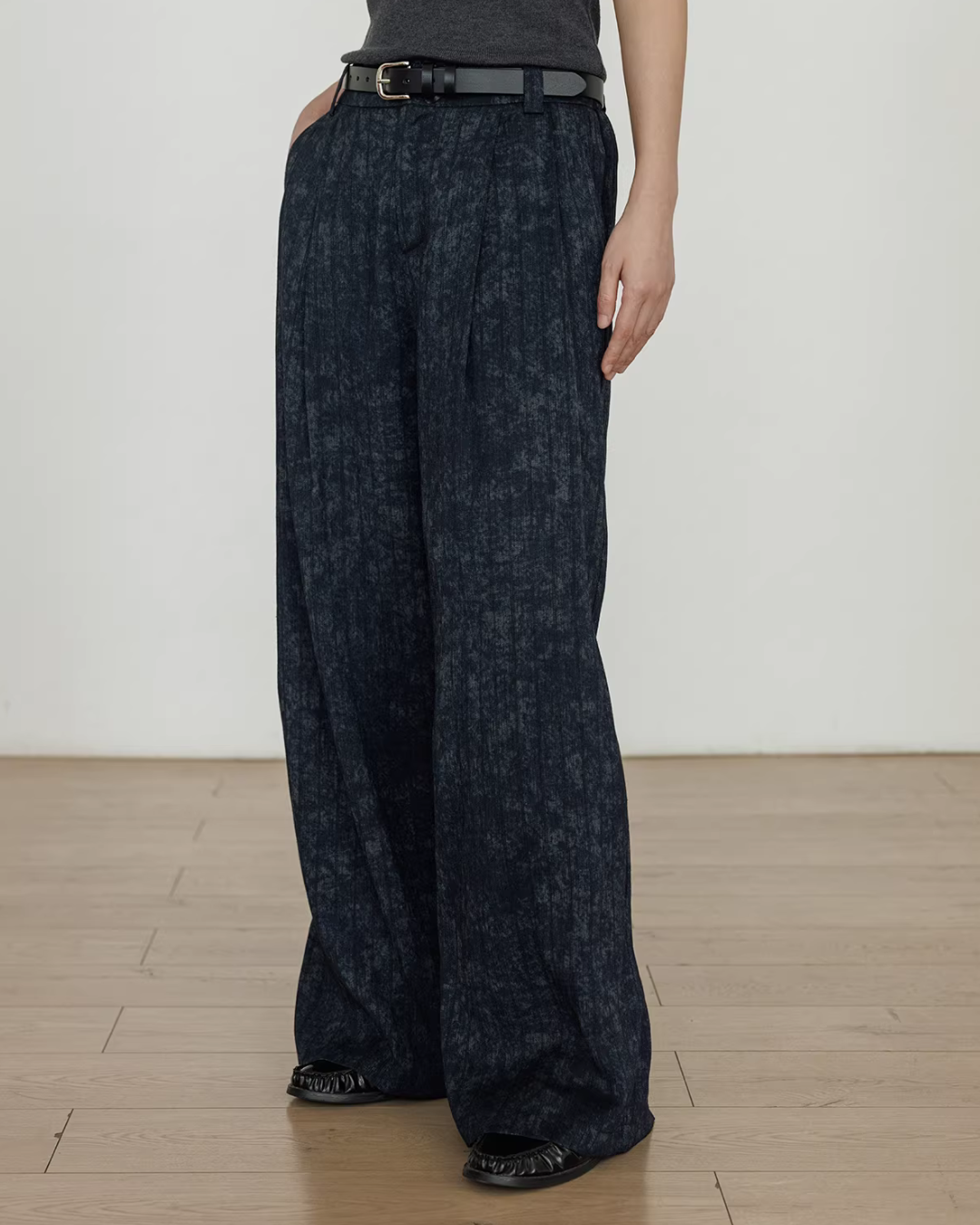 Linen Oversized Casual Jacket/Wide Pants VAS0181