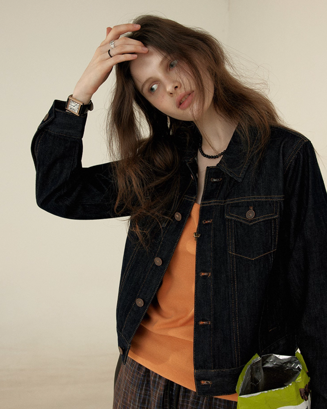 Vintage Blue Denim Jacket / Denim Pants RLZ0009