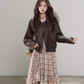 Brown High-End Leather Jacket WDB0014