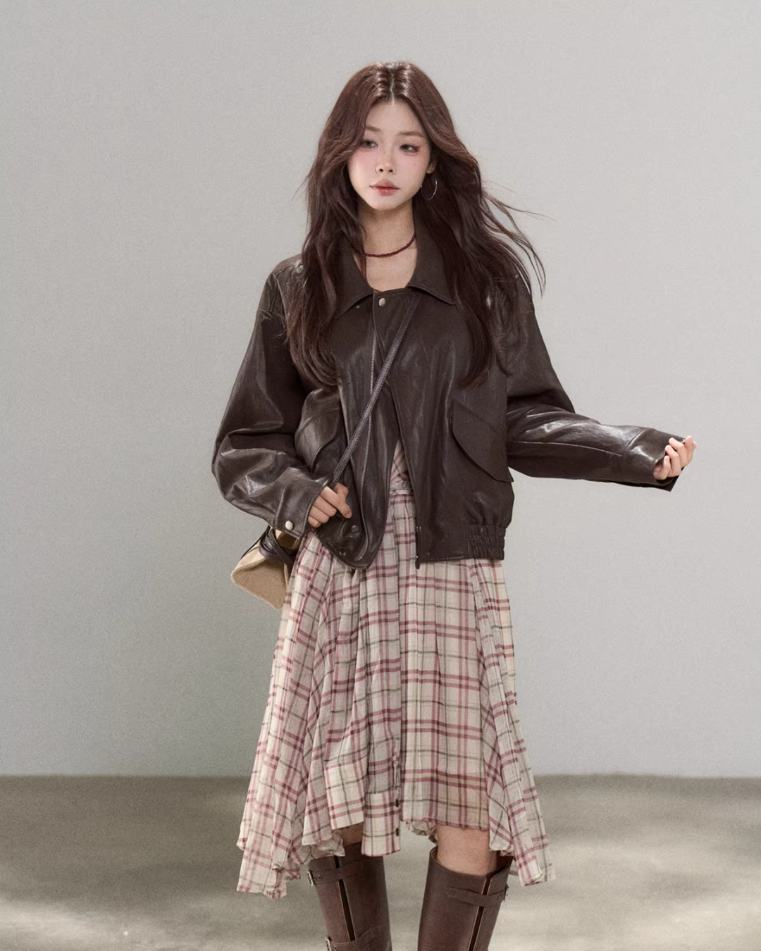 Brown High-End Leather Jacket WDB0014