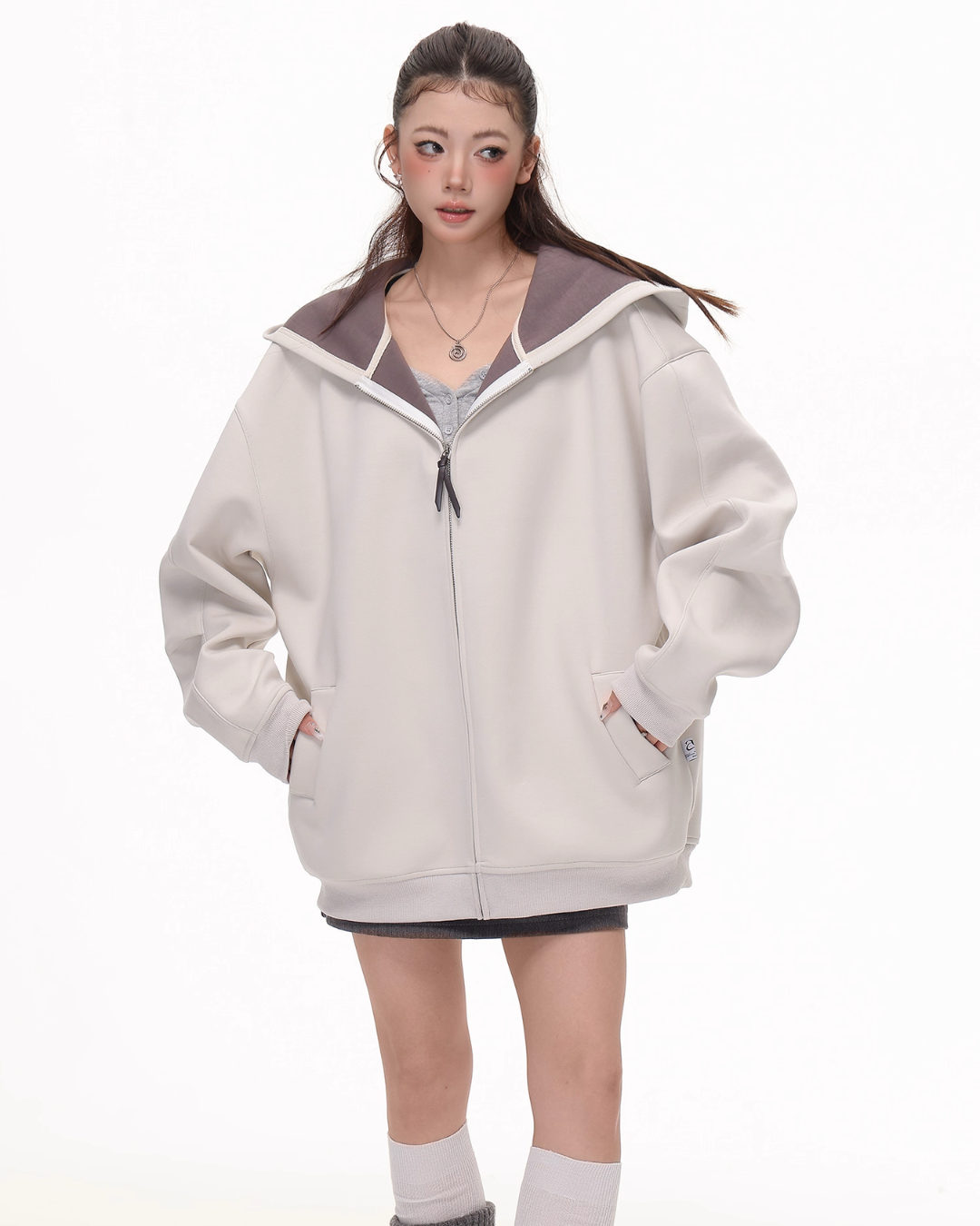 Big Silhouette Zip Hoodie ACS0297
