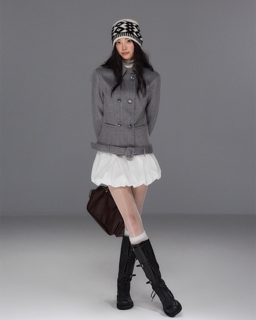 Double Breasted Wool Coat TRK0001