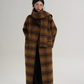 Plaid Long Wool Coat SRS0390