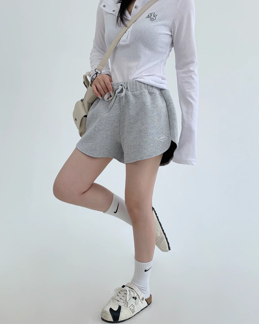 Logo Printed Sweat Shorts YLS0870