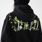 Flower Embroidery Loose Sweat Hoodie ACS0266