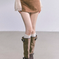 Wool Blazer Jacket/Mini Skirt/Frill Lace Blouse LAS0042