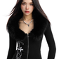 Fur Design Zip Knit BGS0038