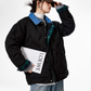 Color Block Collar Down Jacket ICM0108