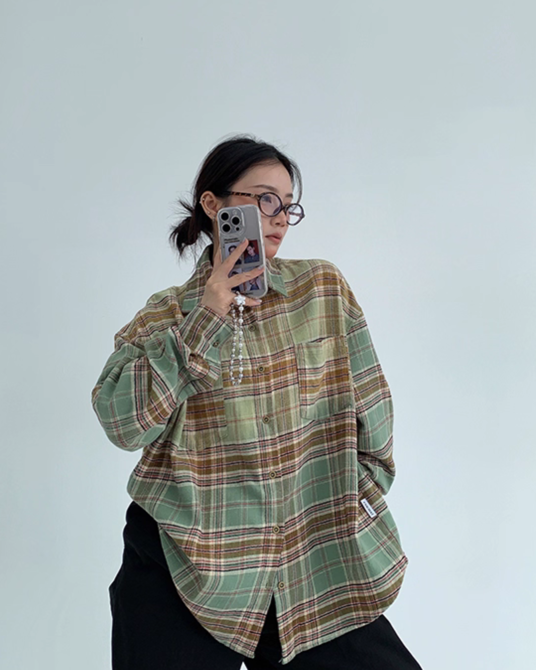 Back Logo Vintage Shirt YLS0905