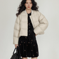 Crew Neck Short Puff Jacket VAS0176