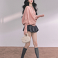 Dolman Sleeve Boat Neck Knit LAS0044