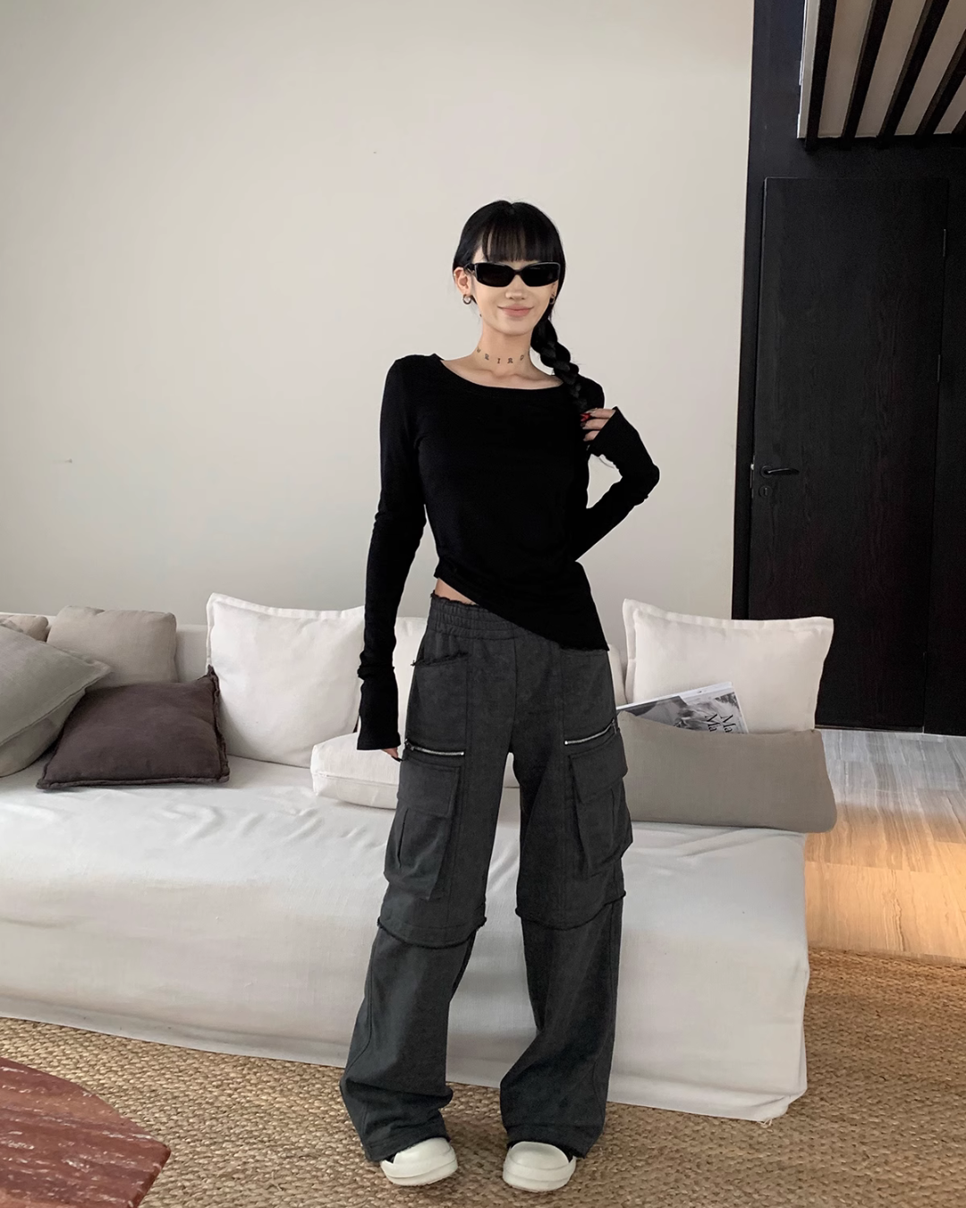 Cargo Wide Pants ACS0096