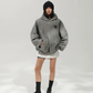 Wool Oversized Pullover Hoodie ACS0384