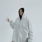 Oversized Zip-Up Hoodie YLS0940
