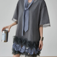 Hem Mesh Tulle Dress FER0159