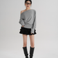 Off-Shoulder Loose Mini Top SRS0357