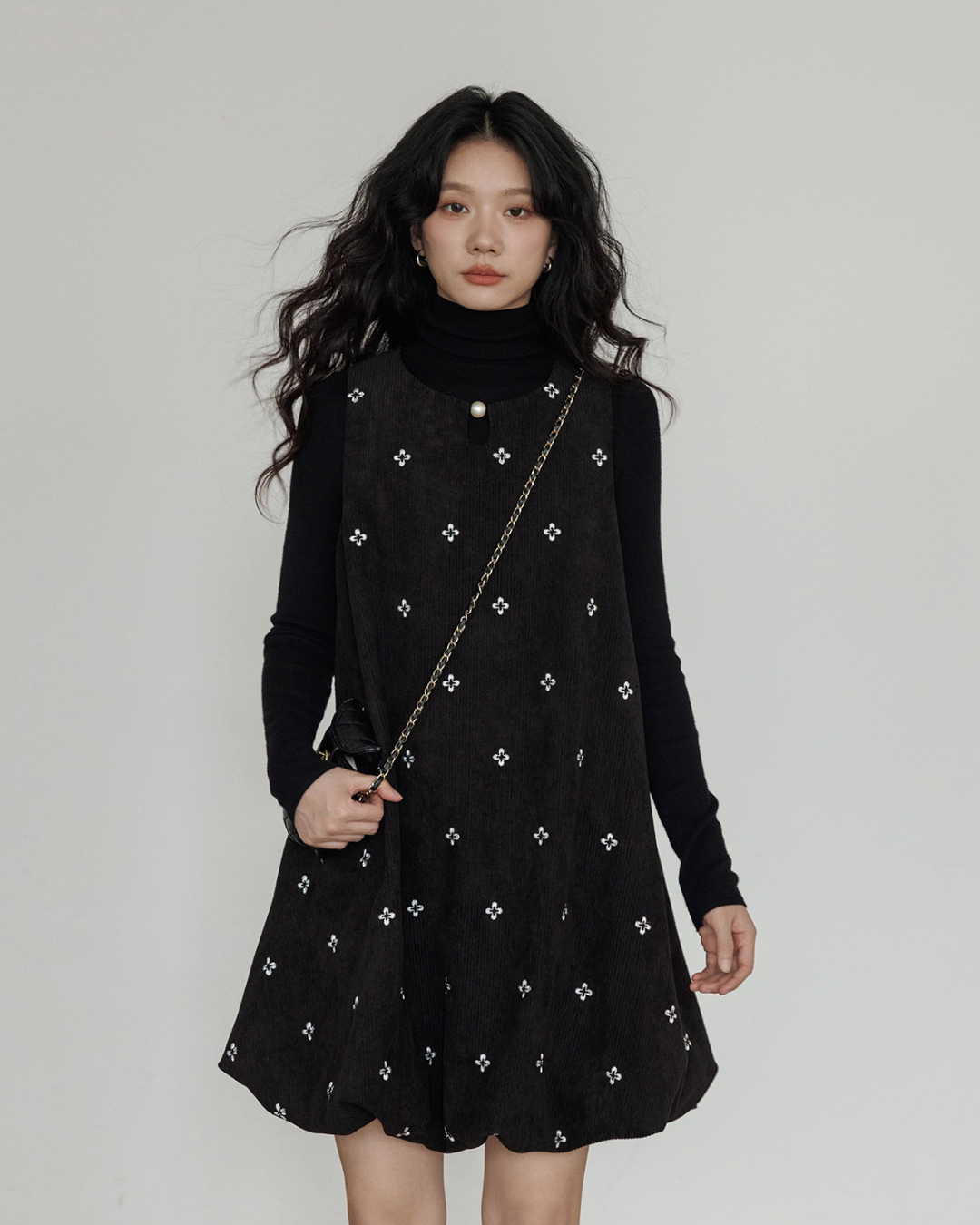 Round Neck Vest Dress VAS0171