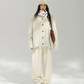 Stand Collar Ribbed Knit Cardigan ACS0392