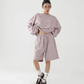 Loose Silhouette Long Sleeve Top / Wide Half Pants ACS0249