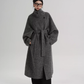 Stand Collar Long Loose Wool Coat SRS0361