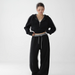 Half Zip Hoodie / Wide Sweatpants ACS0285