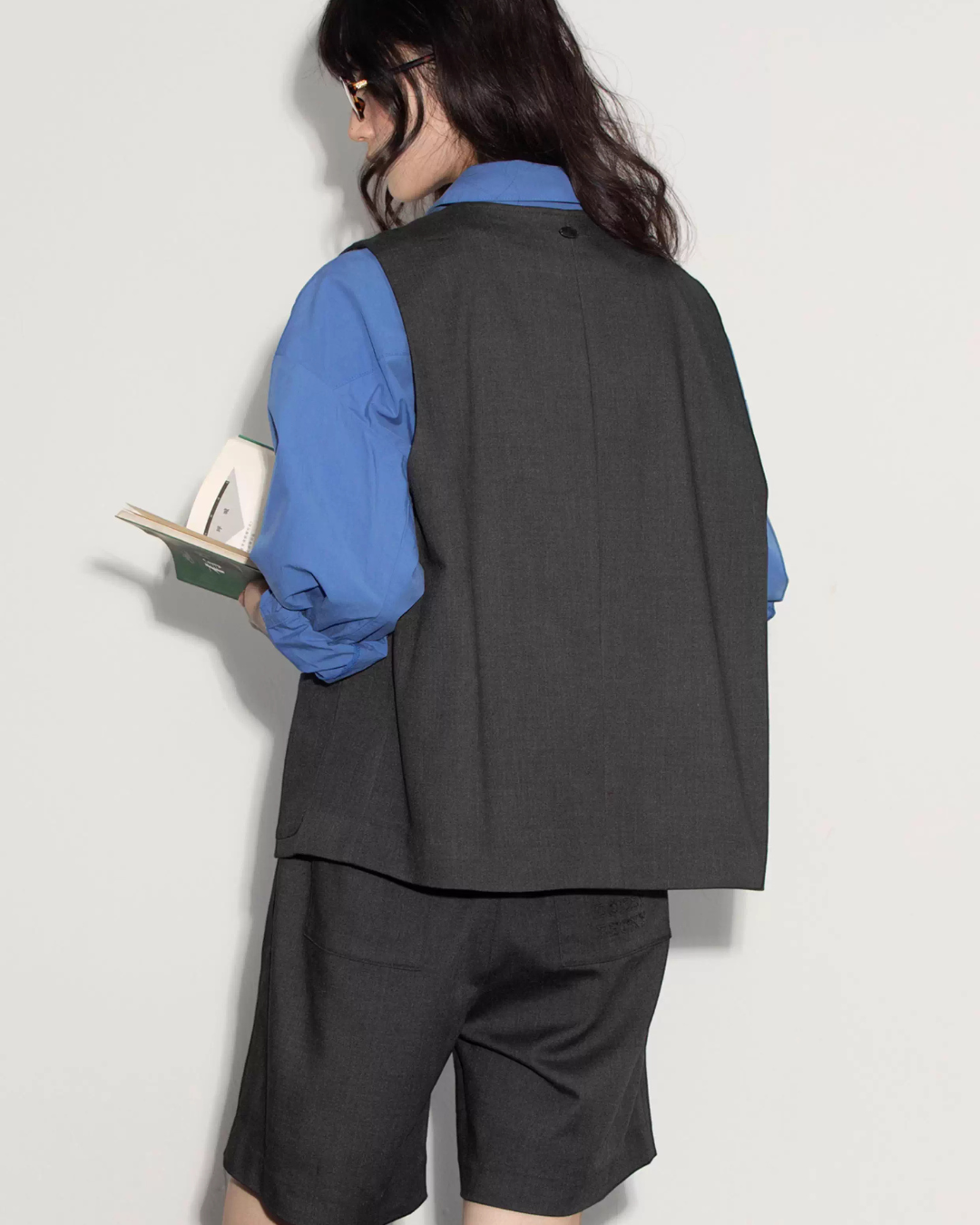 Vintage Wool Vest / Wool Knee-Length Shorts BBK0004