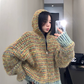 Retro Brushed Knit Hoodie YLS1004