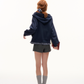 Plaid Spliced Hood Hoodie / Mini Skirt / Flare Pants ASG0066