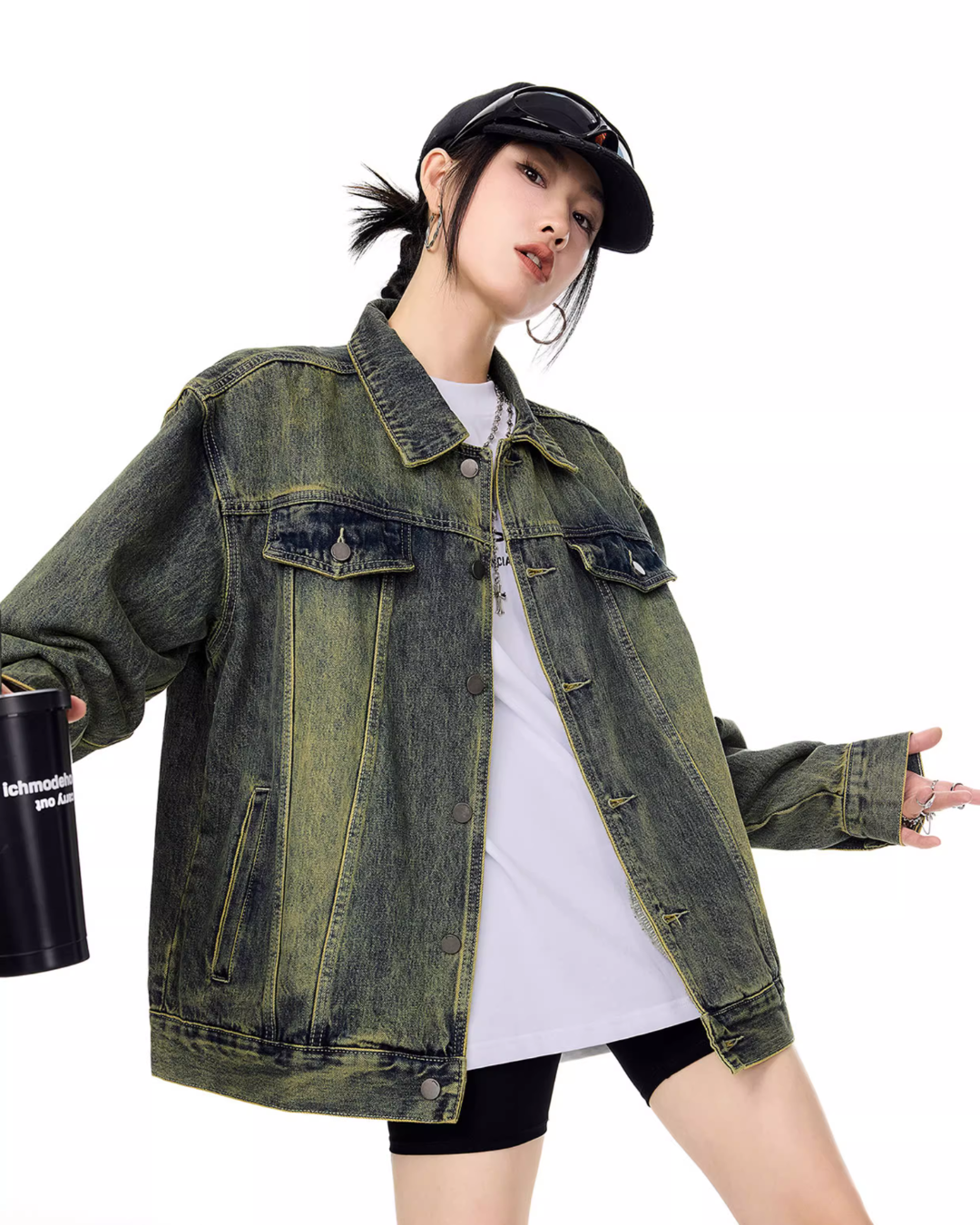 Loose Silhouette Denim Jacket ICM0091