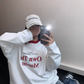 Bicolor Logo Long Sleeve Top YLS0801