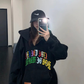 Key Neck Rainbow Logo Sweat Hoodie YLS1058