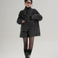 Scarf Mid-Length Wool Coat SRS0383