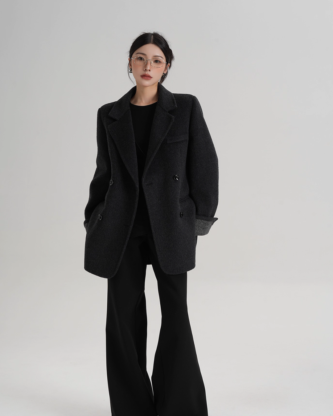 Back Sleeve Wool Blazer SRS0360