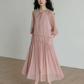 Feminine Tiered Long Dress VAS0197