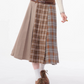 Retro Plaid Pleated Skirt ZZF0328