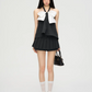 White Ribbon Halterneck Camisole PUC0019