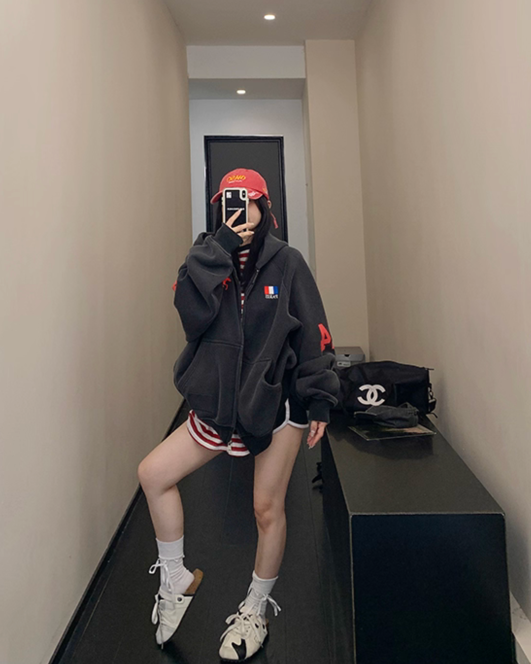Vintage Loose Zip Hoodie YLS0928
