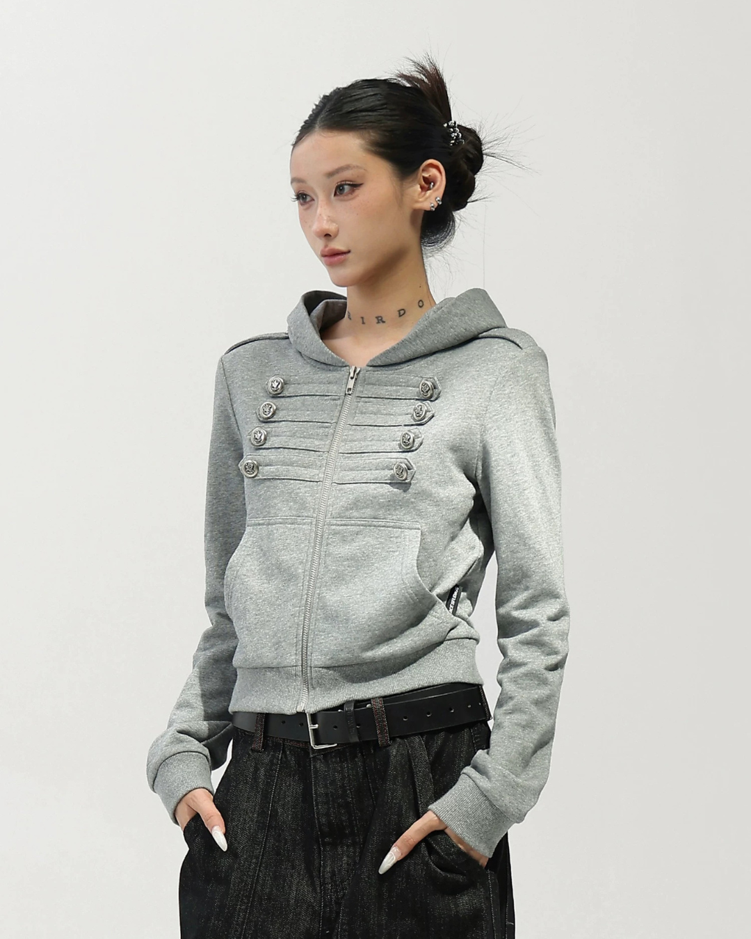 Napoleon Double-Breasted Hoodie Jacket ACS0370