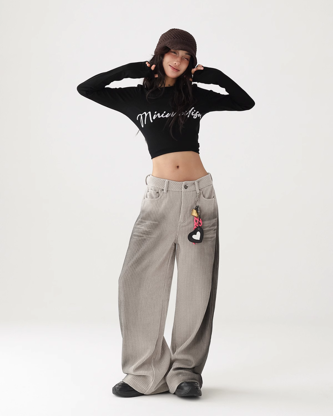 Drape Casual Wide Pants ACS0230