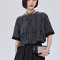 Irregular Damage Short-Sleeve T-Shirt SHN0041