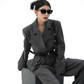 Two-Piece Short Jacket＆Mop Suit Pants SRS0061