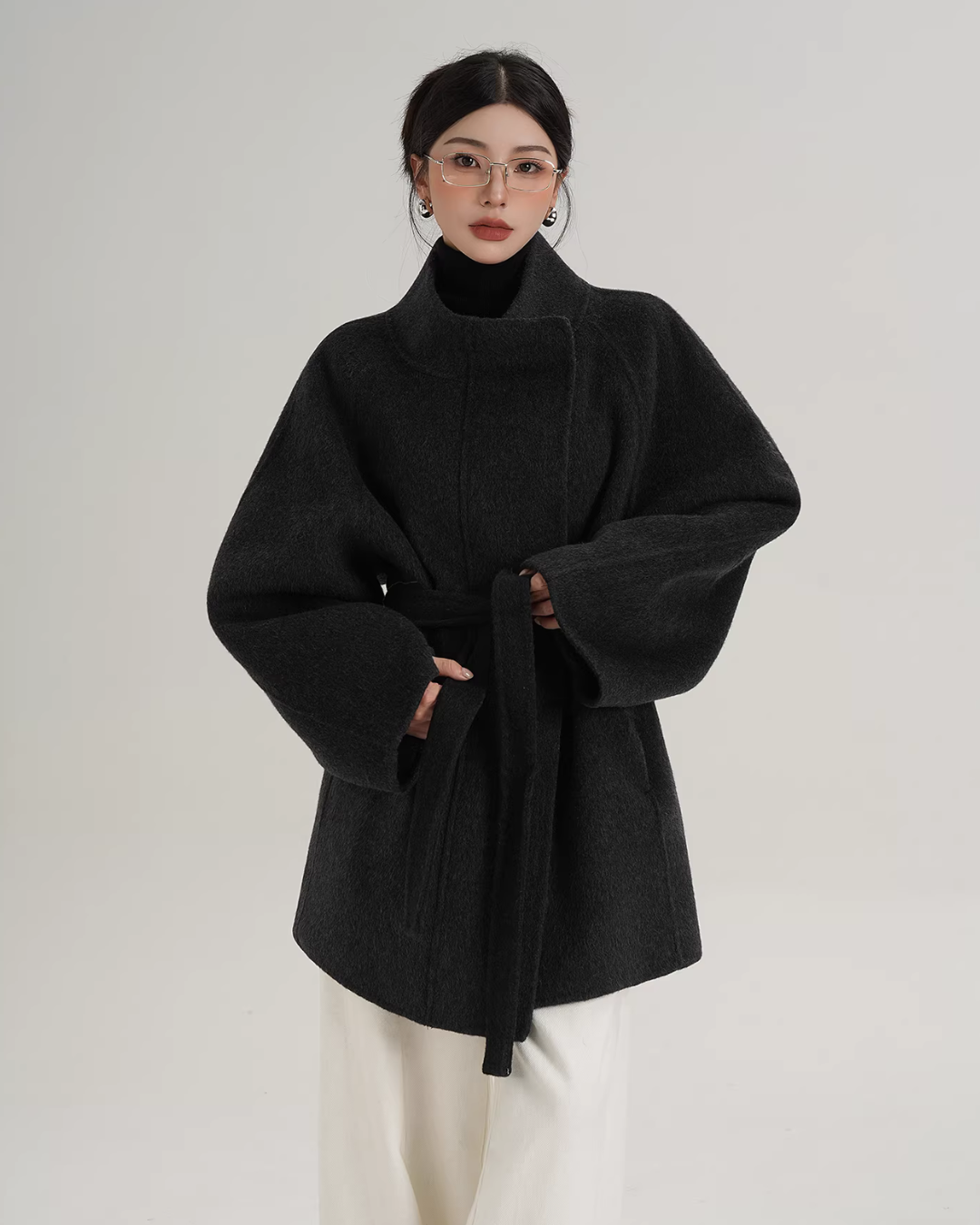 Wool Mid-Length Coat SRS0398