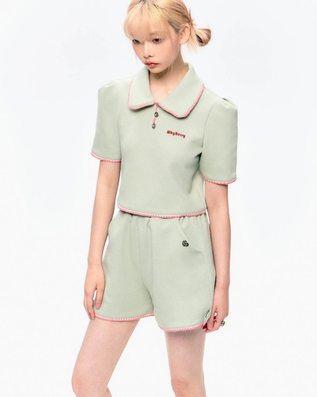 Retro Pastel Polo ＆ Shorts WBL0005