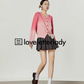 Pink Gradient Knit Cardigan LLA0417